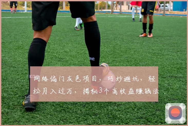 网络偏门灰色项目，巧妙避坑，轻松月入过万，揭秘3个高收益赚钱法门，必看